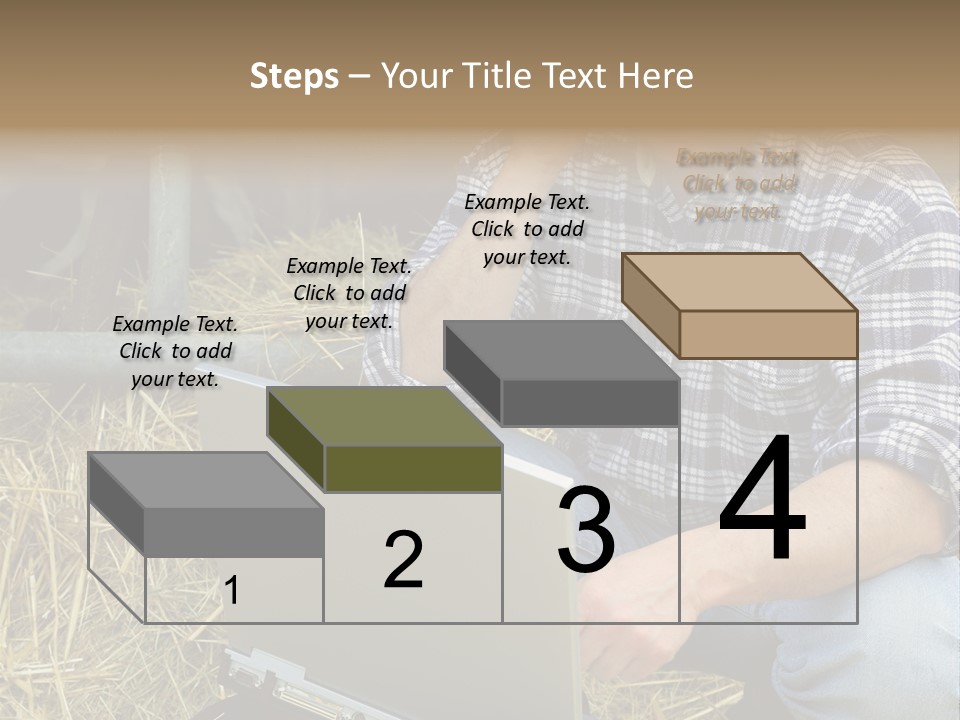 White Conditioner System PowerPoint Template
