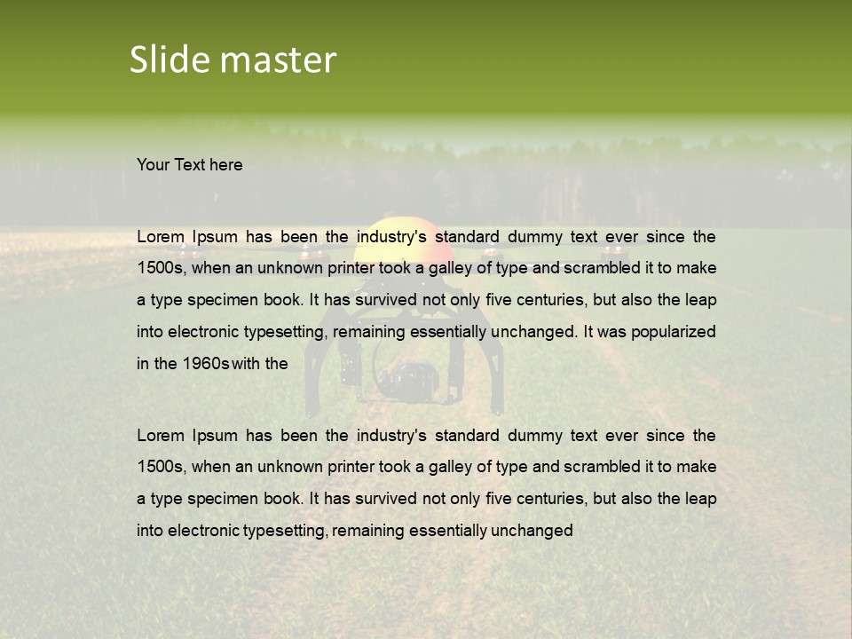 Air Switch Electricity PowerPoint Template