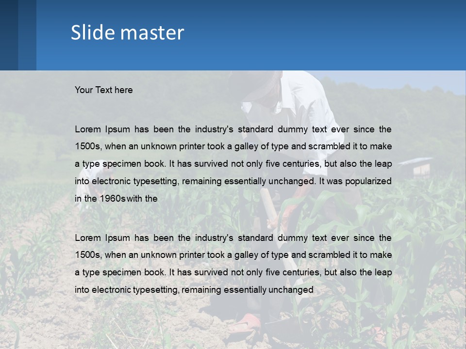 Condition Home Unit PowerPoint Template