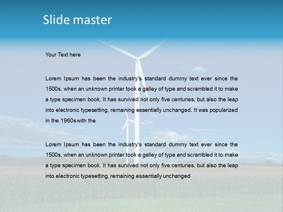 Temperature Switch Part PowerPoint Template