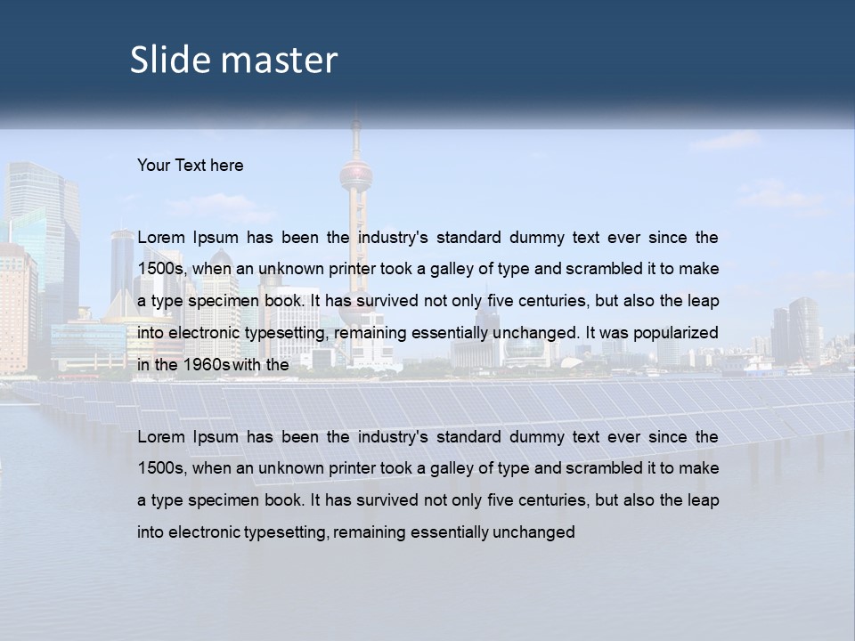 Air Industry System PowerPoint Template