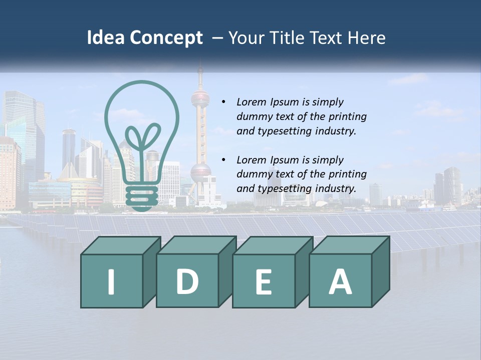 Air Industry System PowerPoint Template