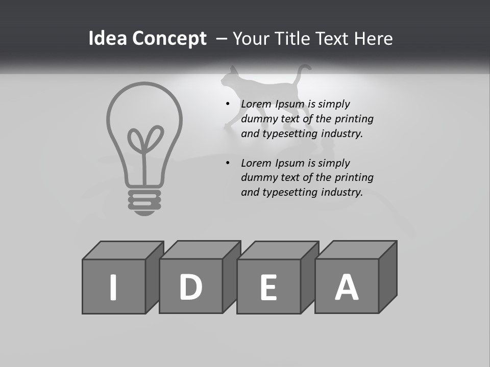 Technology Unit Switch PowerPoint Template