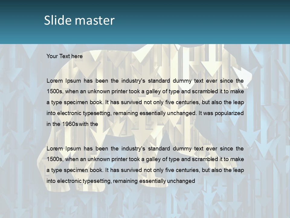 Cold Electric Supply PowerPoint Template