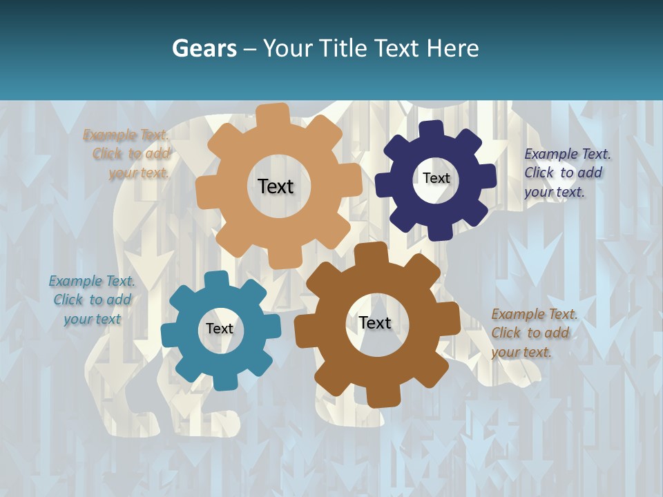 Cold Electric Supply PowerPoint Template