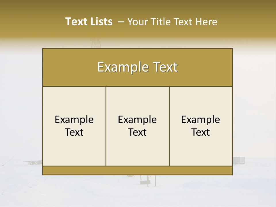 Unit Cold Switch PowerPoint Template