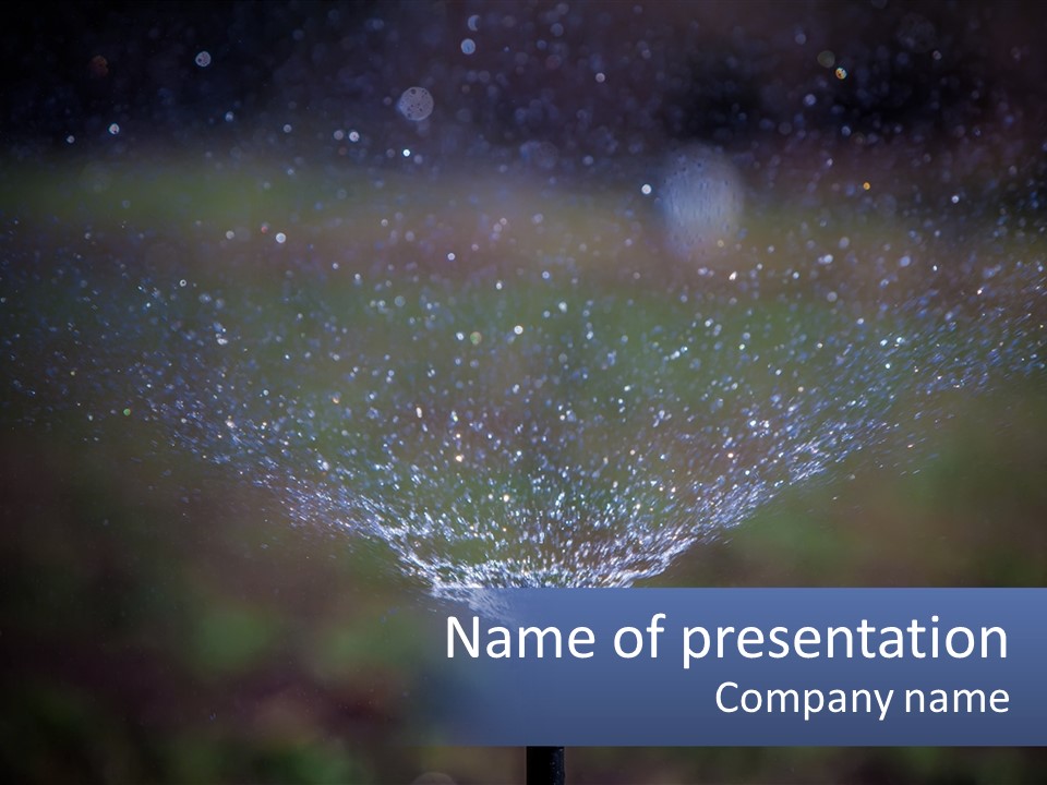 Industry Cold Conditioner PowerPoint Template