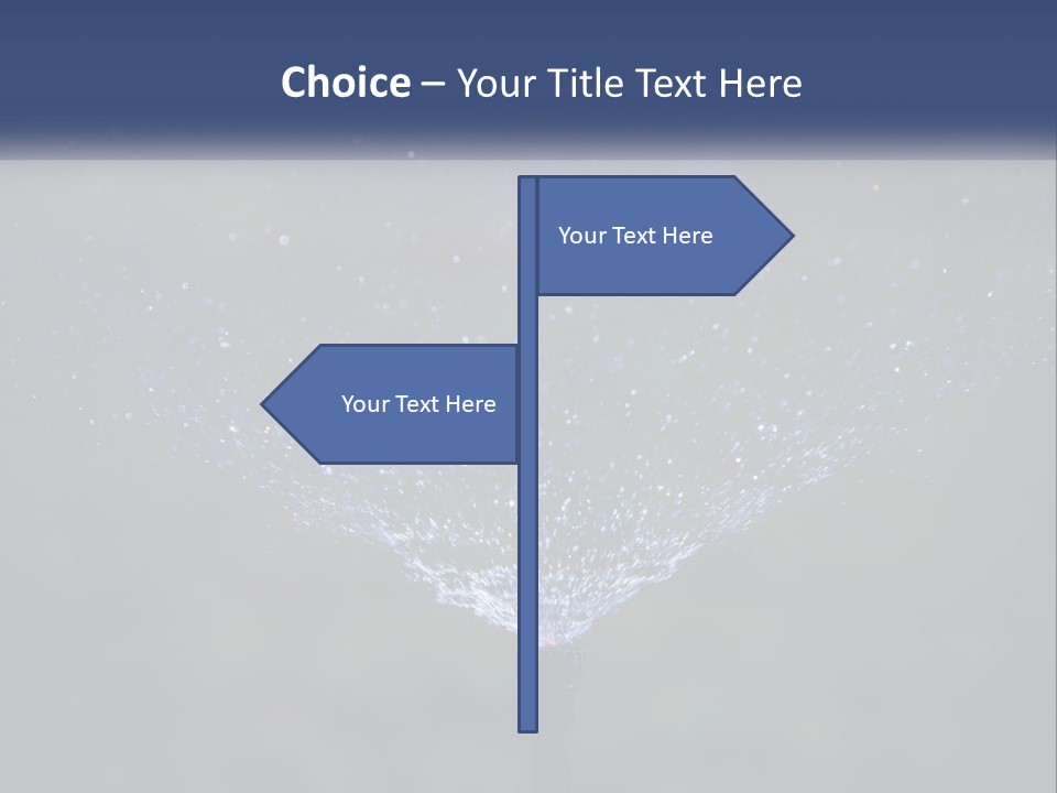 Industry Cold Conditioner PowerPoint Template