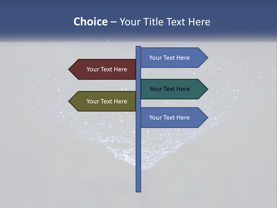 Industry Cold Conditioner PowerPoint Template