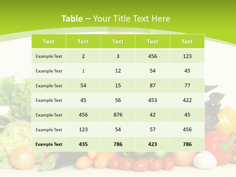 Cold Part Temperature PowerPoint Template