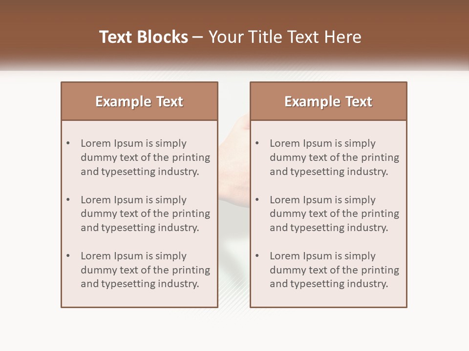 Condition House Supply PowerPoint Template