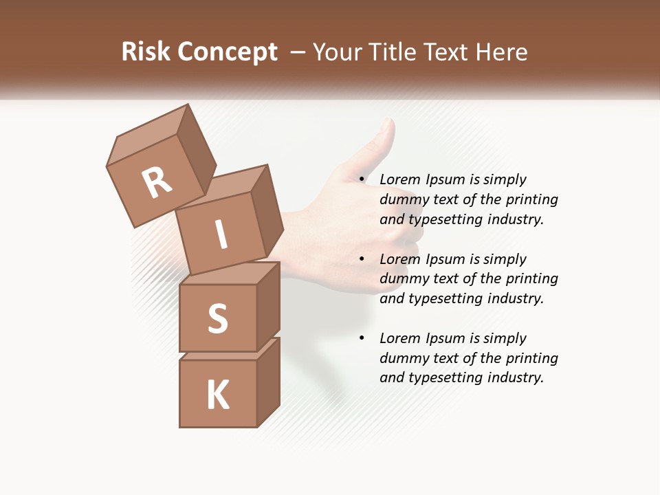 Condition House Supply PowerPoint Template