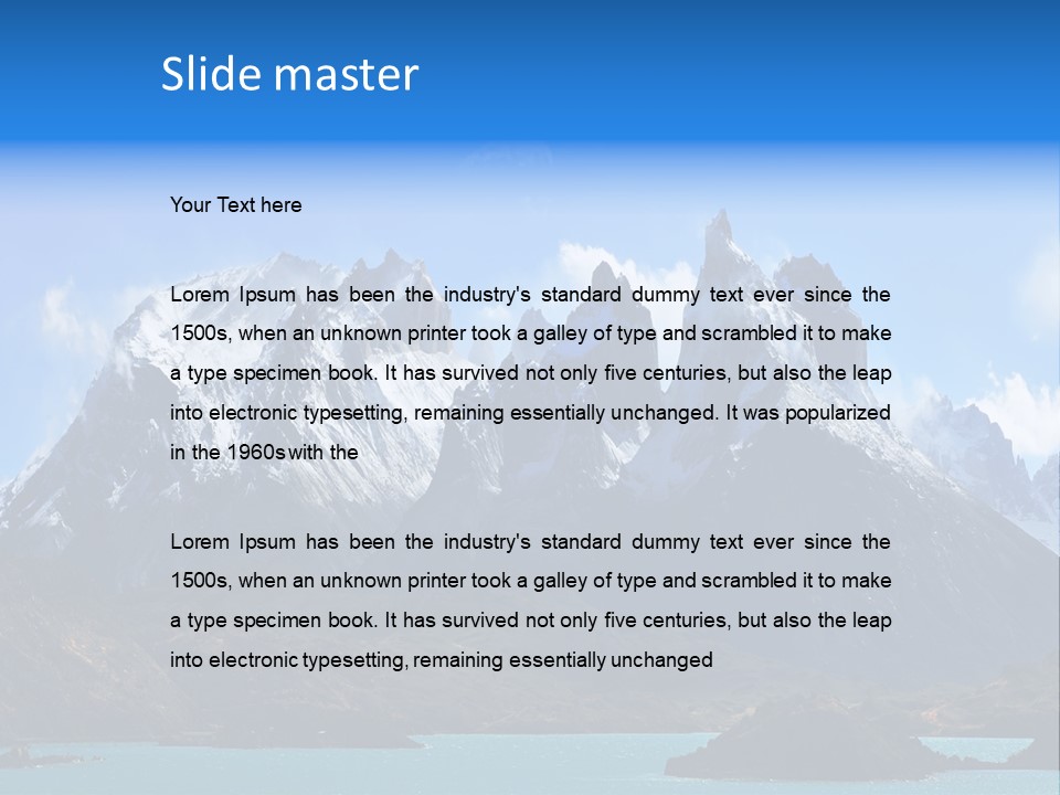 Supply White Conditioner PowerPoint Template