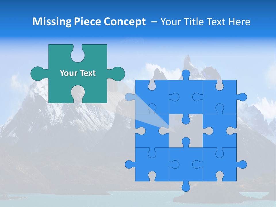 Supply White Conditioner PowerPoint Template