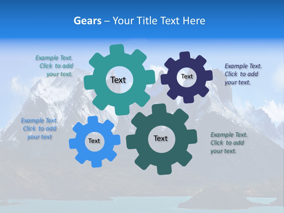 Supply White Conditioner PowerPoint Template