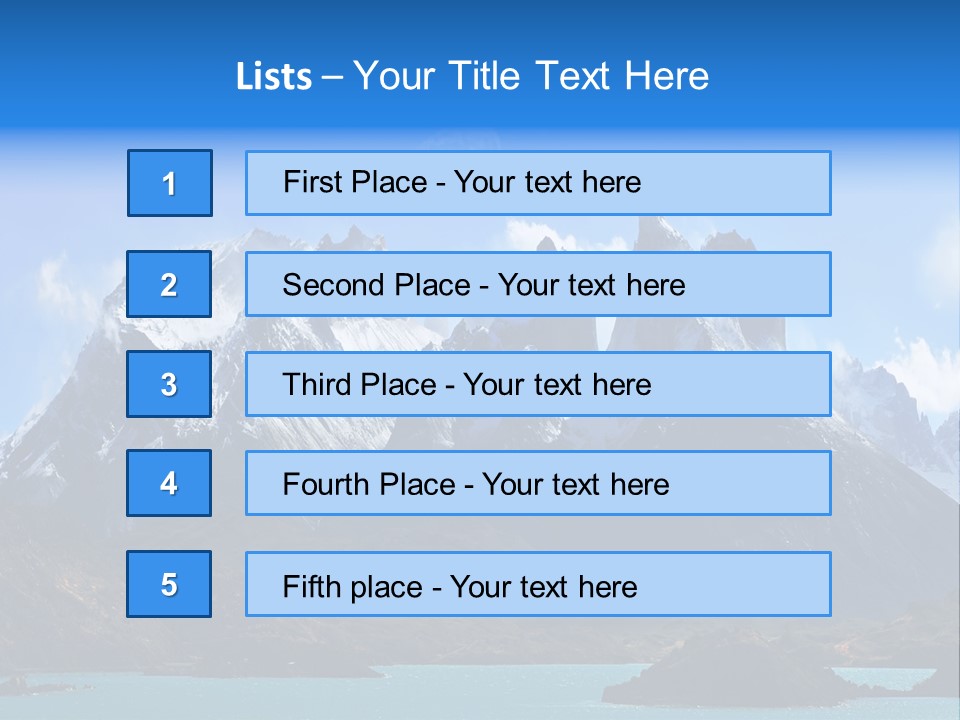 Supply White Conditioner PowerPoint Template