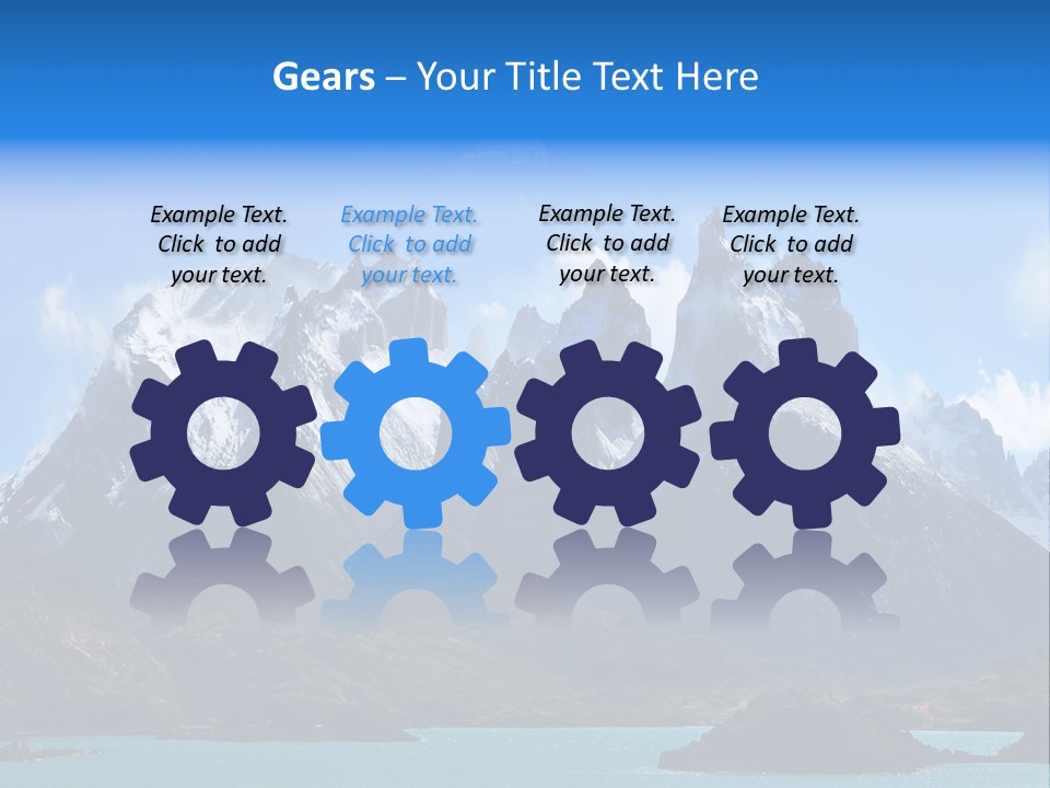 Supply White Conditioner PowerPoint Template