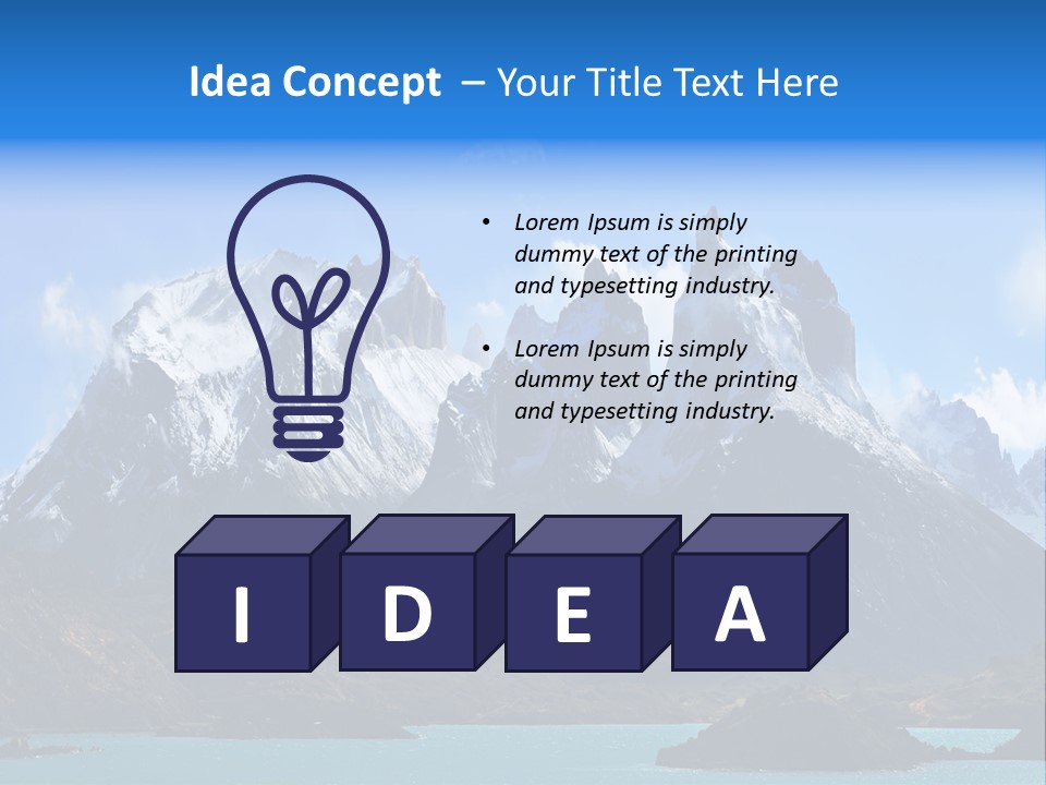 Supply White Conditioner PowerPoint Template