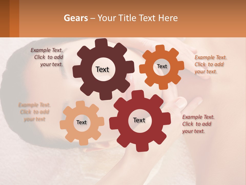 White Cool Heat PowerPoint Template