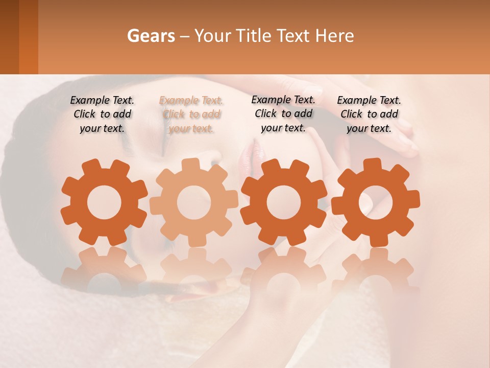 White Cool Heat PowerPoint Template