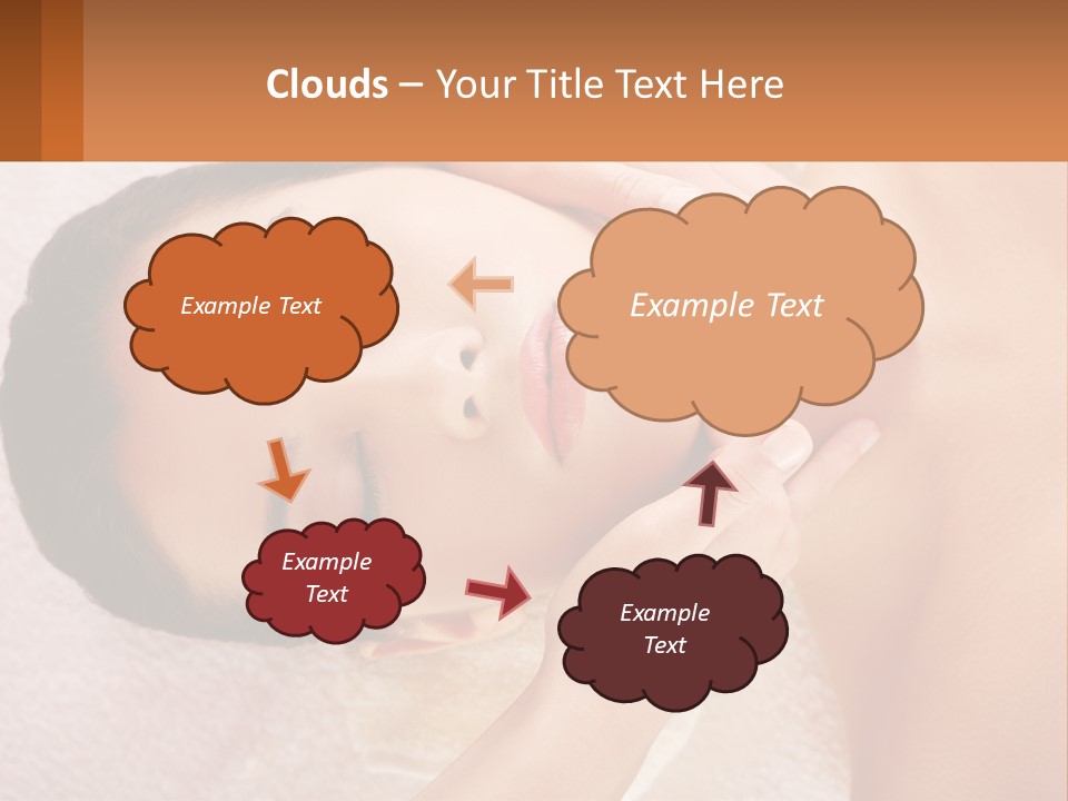 White Cool Heat PowerPoint Template