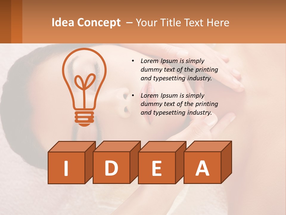 White Cool Heat PowerPoint Template