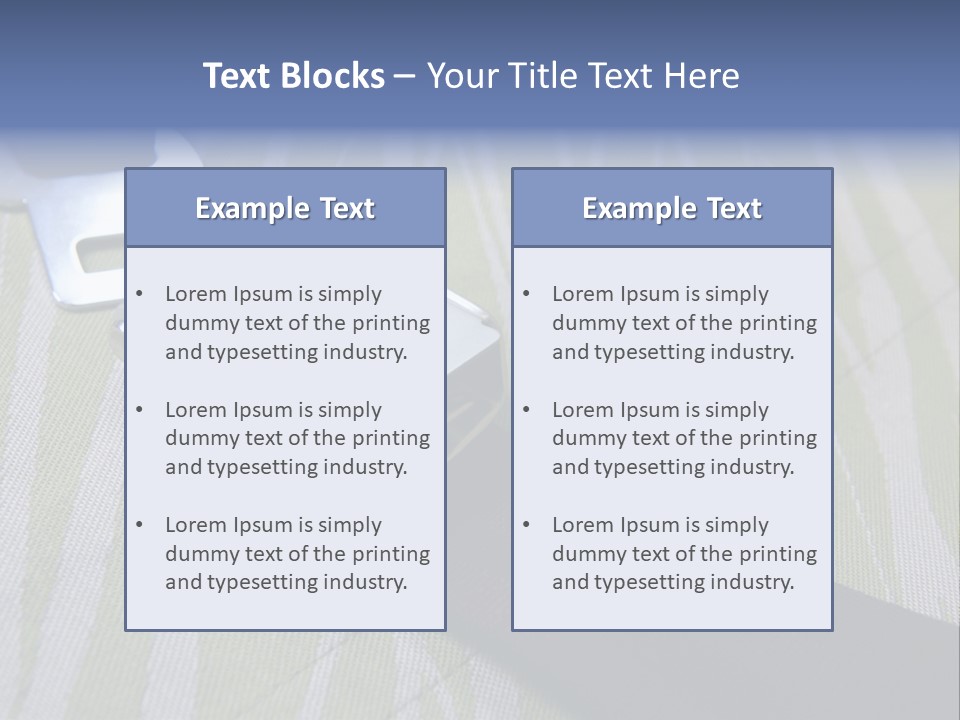 House Equipment White PowerPoint Template