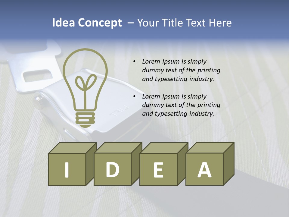 House Equipment White PowerPoint Template