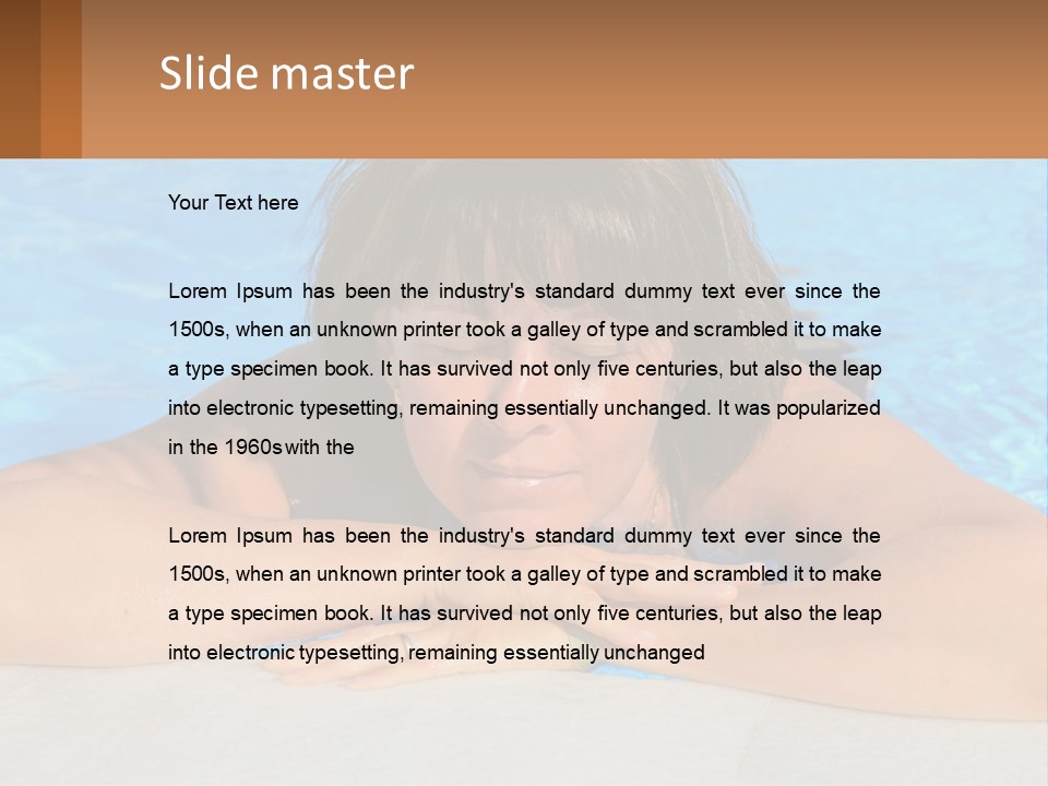 Unit Equipment White PowerPoint Template