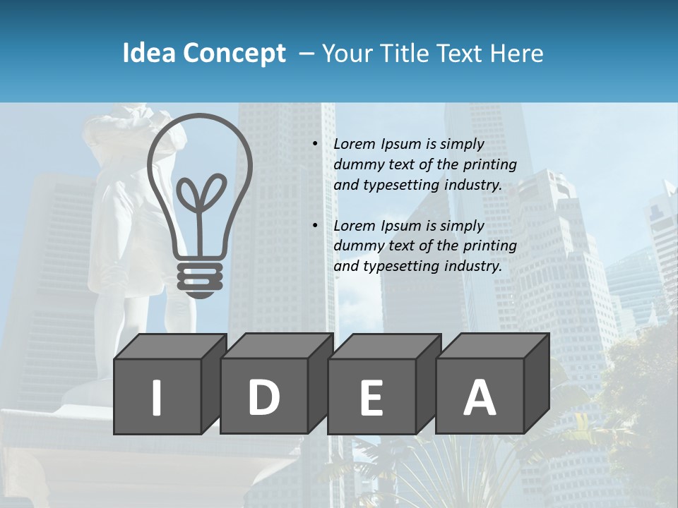 Energy Technology Electric PowerPoint Template