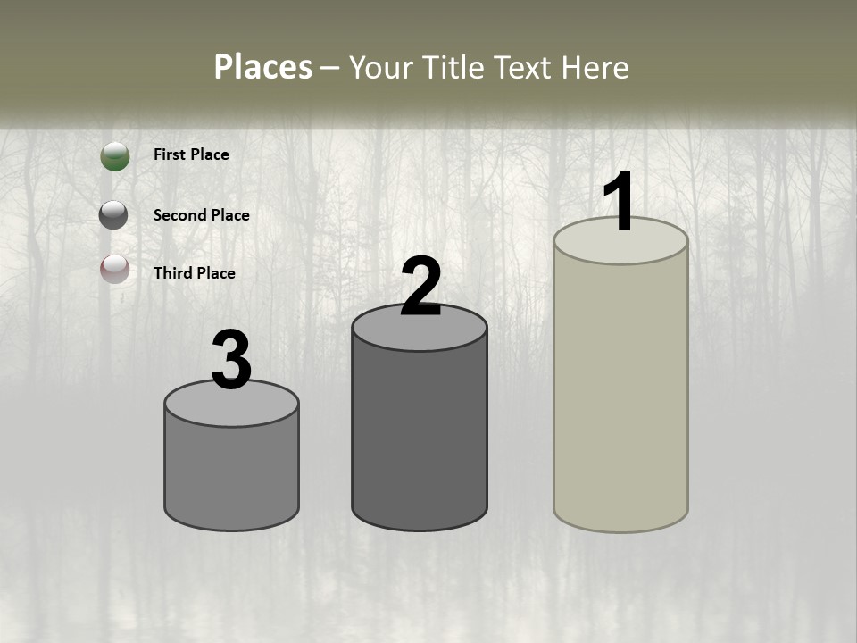 Part White Cold PowerPoint Template