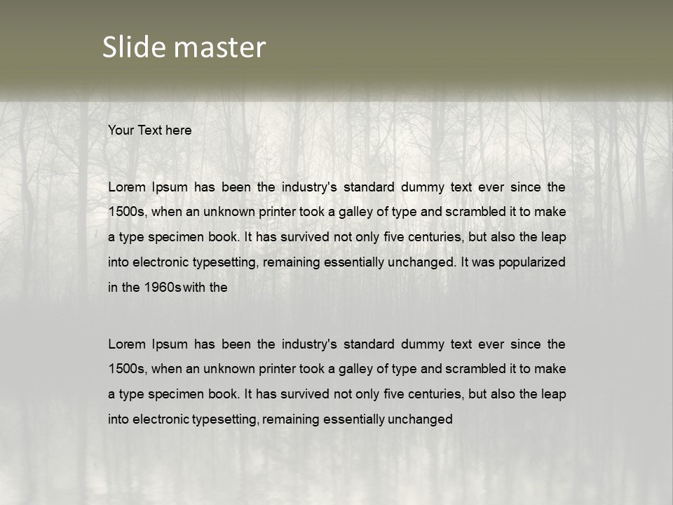 Part White Cold PowerPoint Template