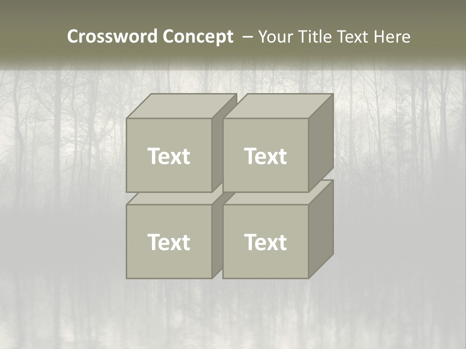 Part White Cold PowerPoint Template