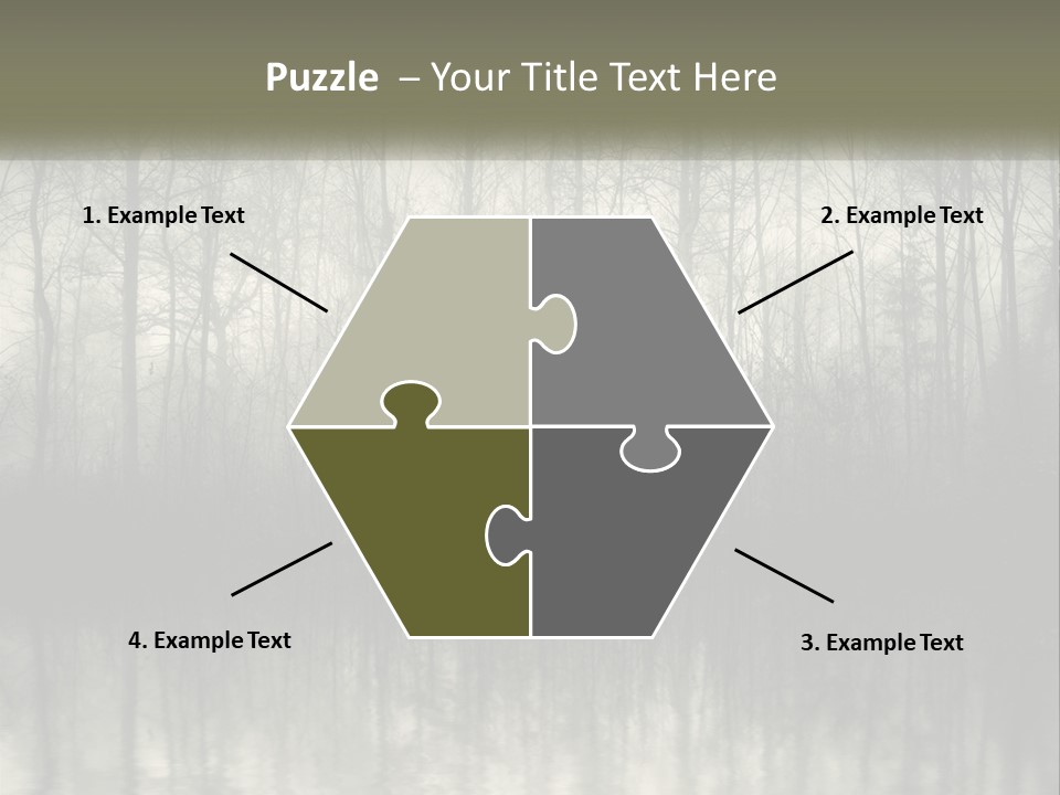 Part White Cold PowerPoint Template