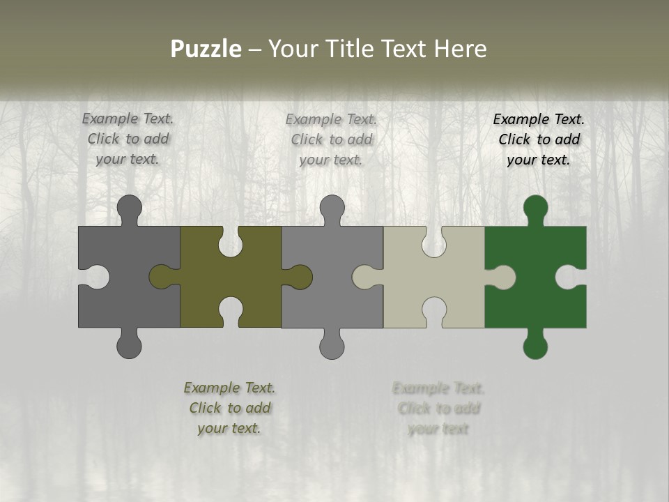 Part White Cold PowerPoint Template