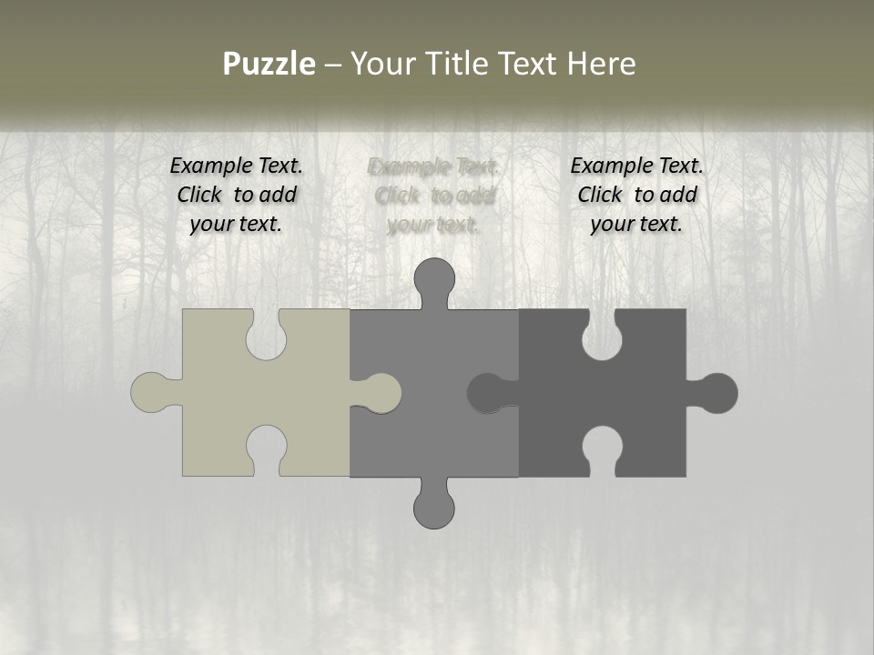 Part White Cold PowerPoint Template