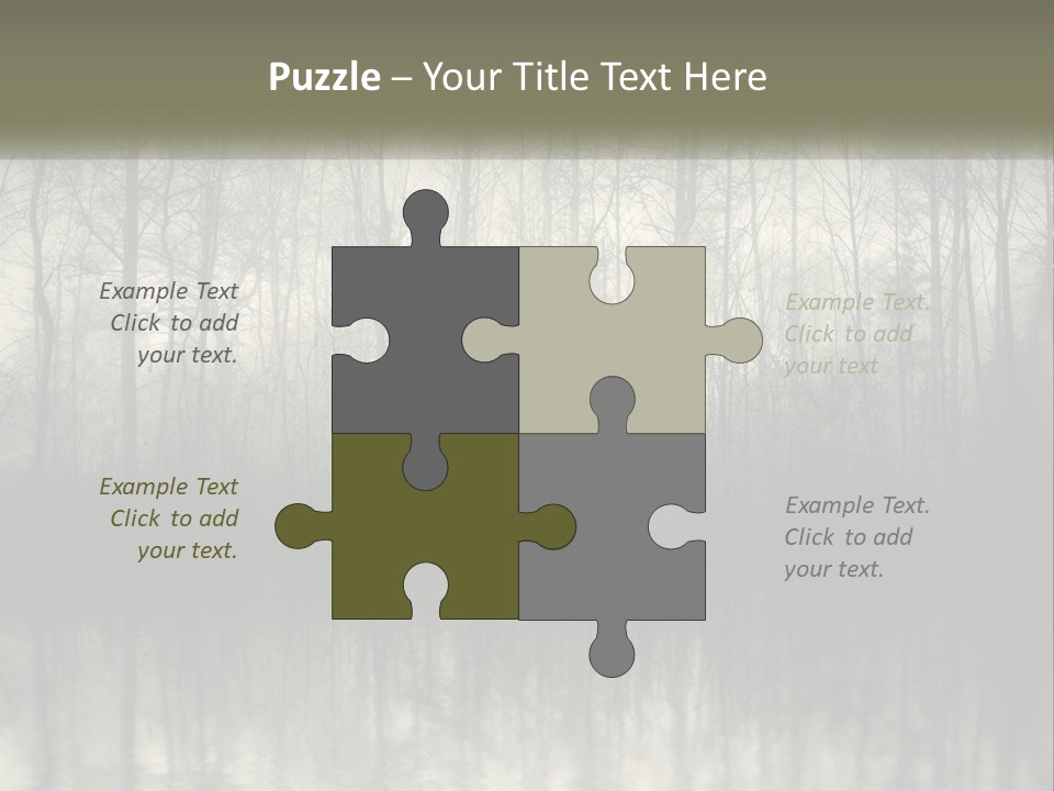 Part White Cold PowerPoint Template