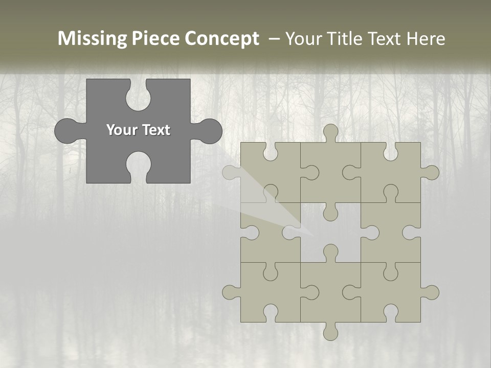 Part White Cold PowerPoint Template