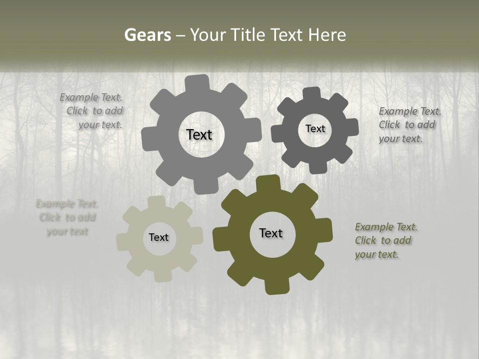 Part White Cold PowerPoint Template