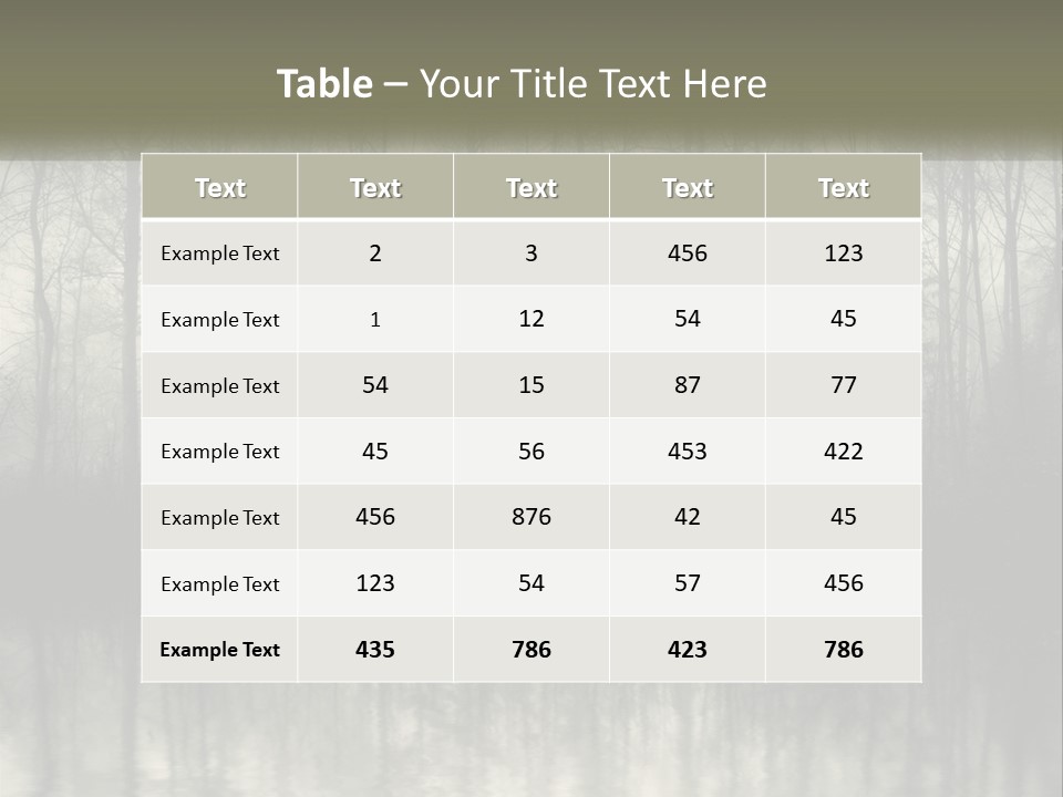 Part White Cold PowerPoint Template