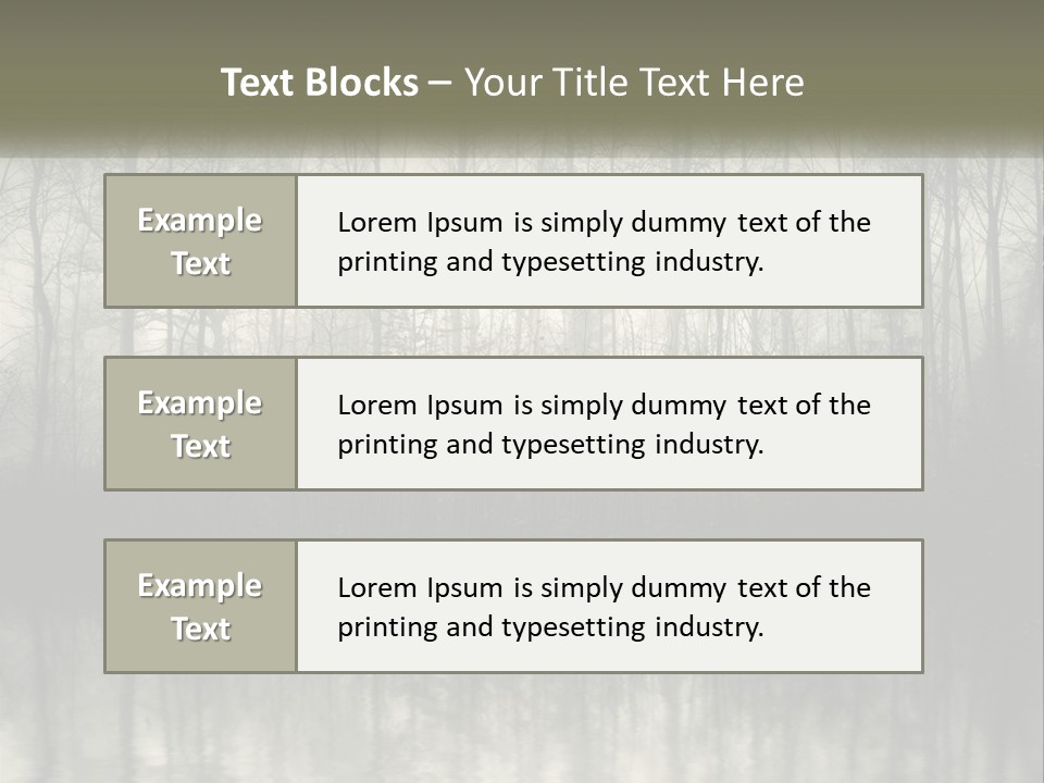 Part White Cold PowerPoint Template
