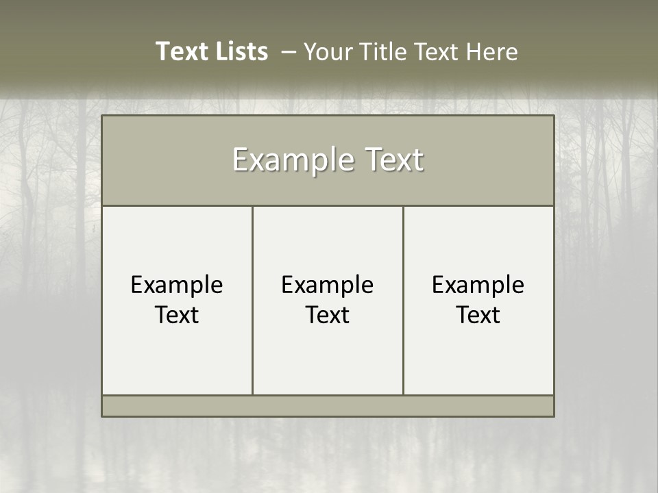Part White Cold PowerPoint Template