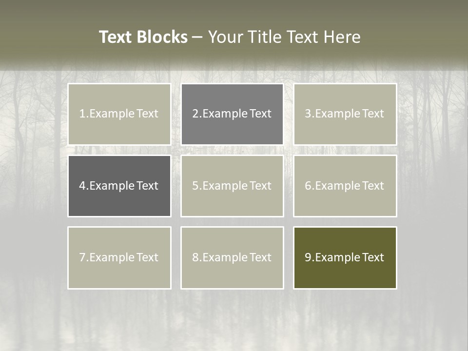 Part White Cold PowerPoint Template