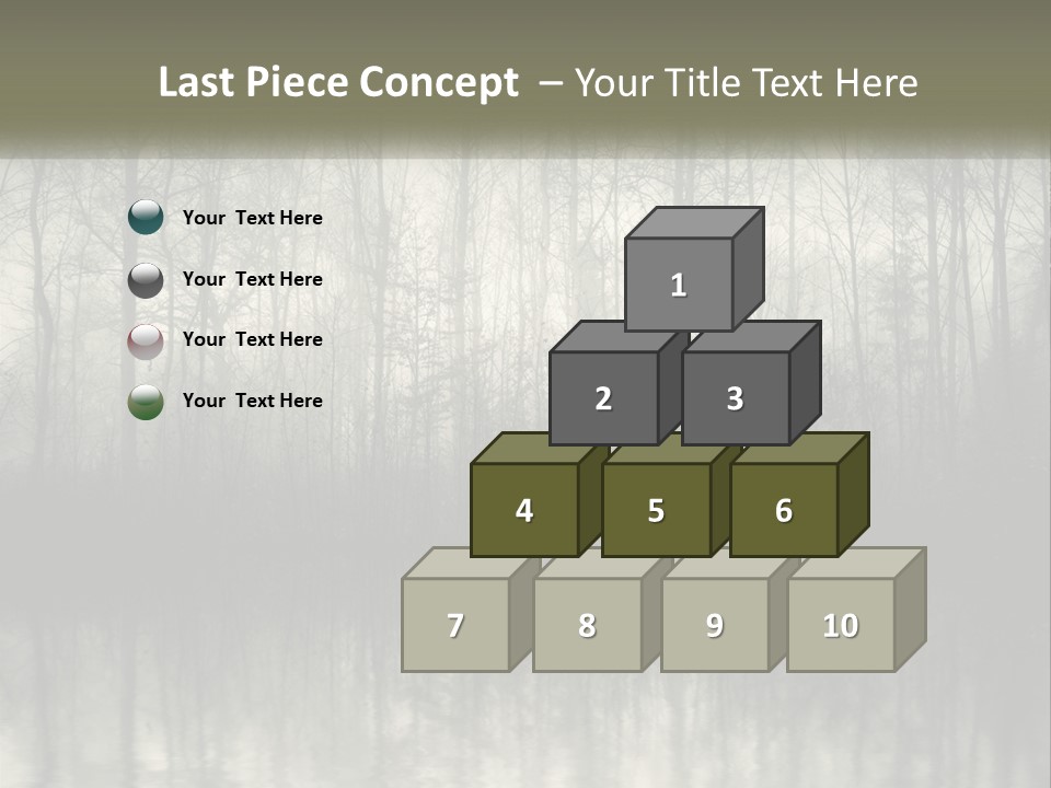 Part White Cold PowerPoint Template