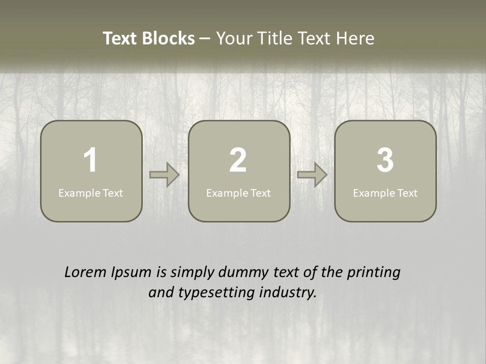 Part White Cold PowerPoint Template