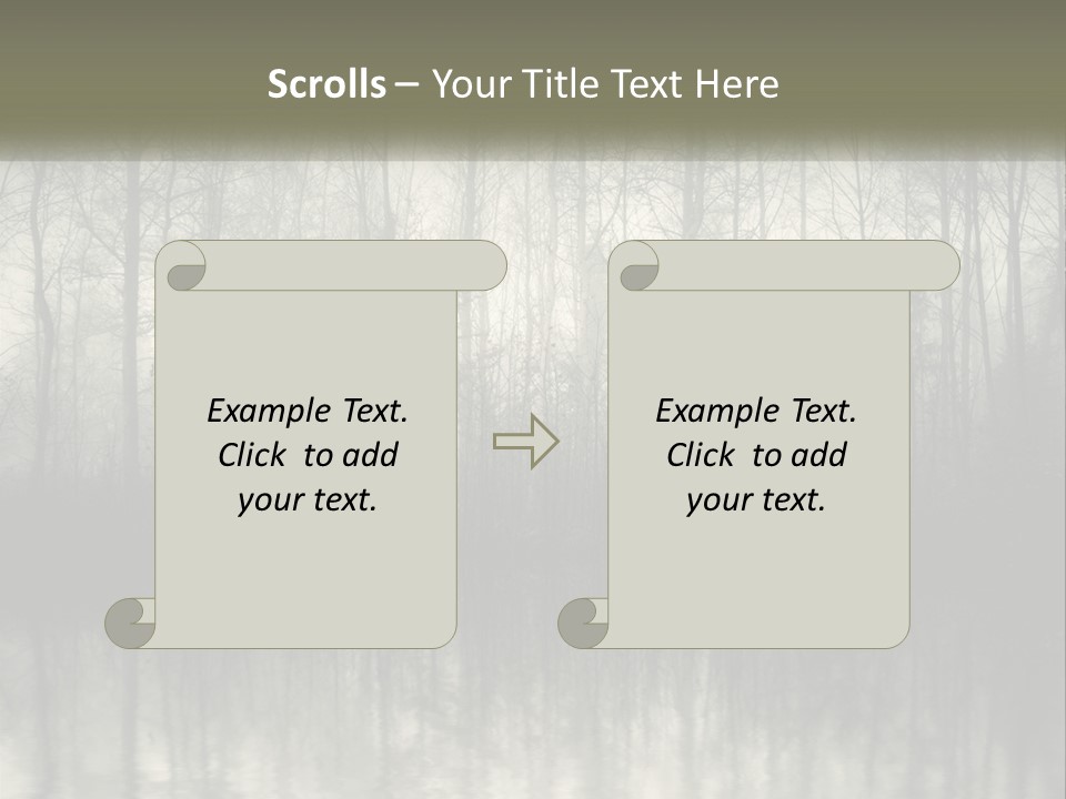 Part White Cold PowerPoint Template