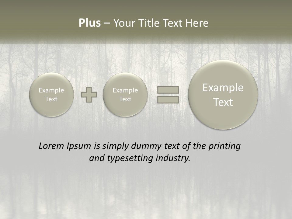 Part White Cold PowerPoint Template