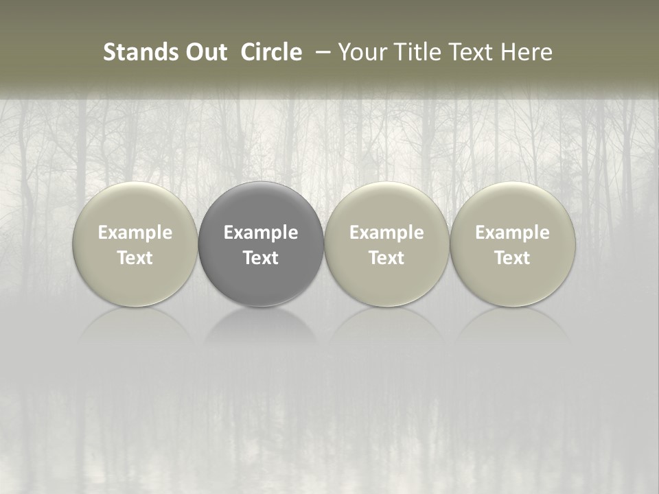 Part White Cold PowerPoint Template