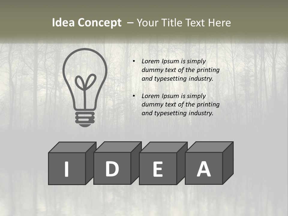 Part White Cold PowerPoint Template