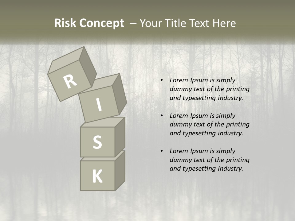 Part White Cold PowerPoint Template